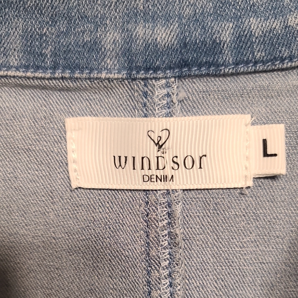 Windsor Light Blue Denim Jumpsuit - Picture 8 of 8